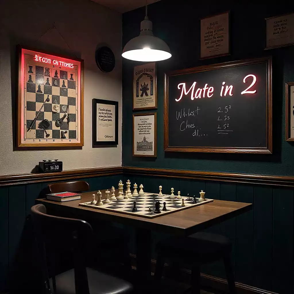 Online Chess Class Illustration